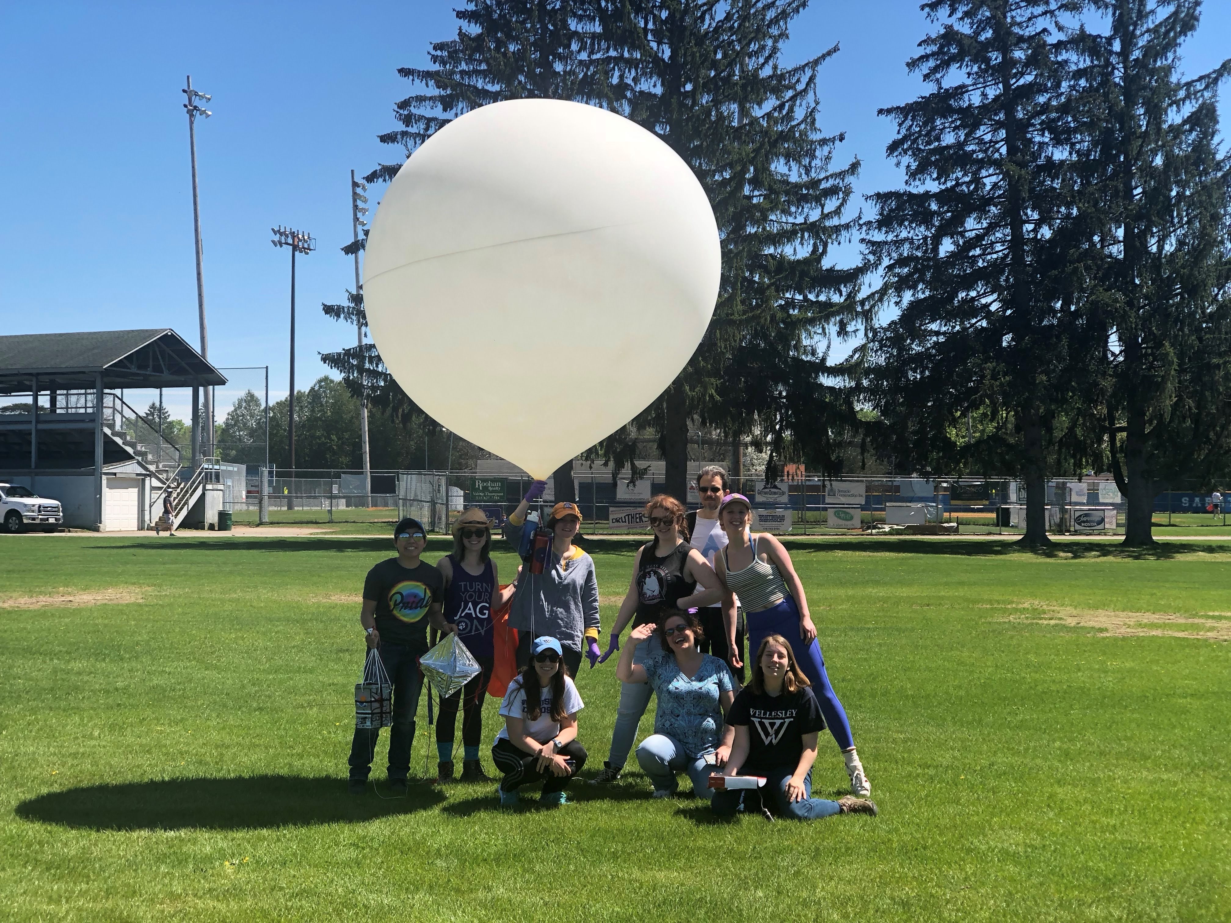 The team before launch